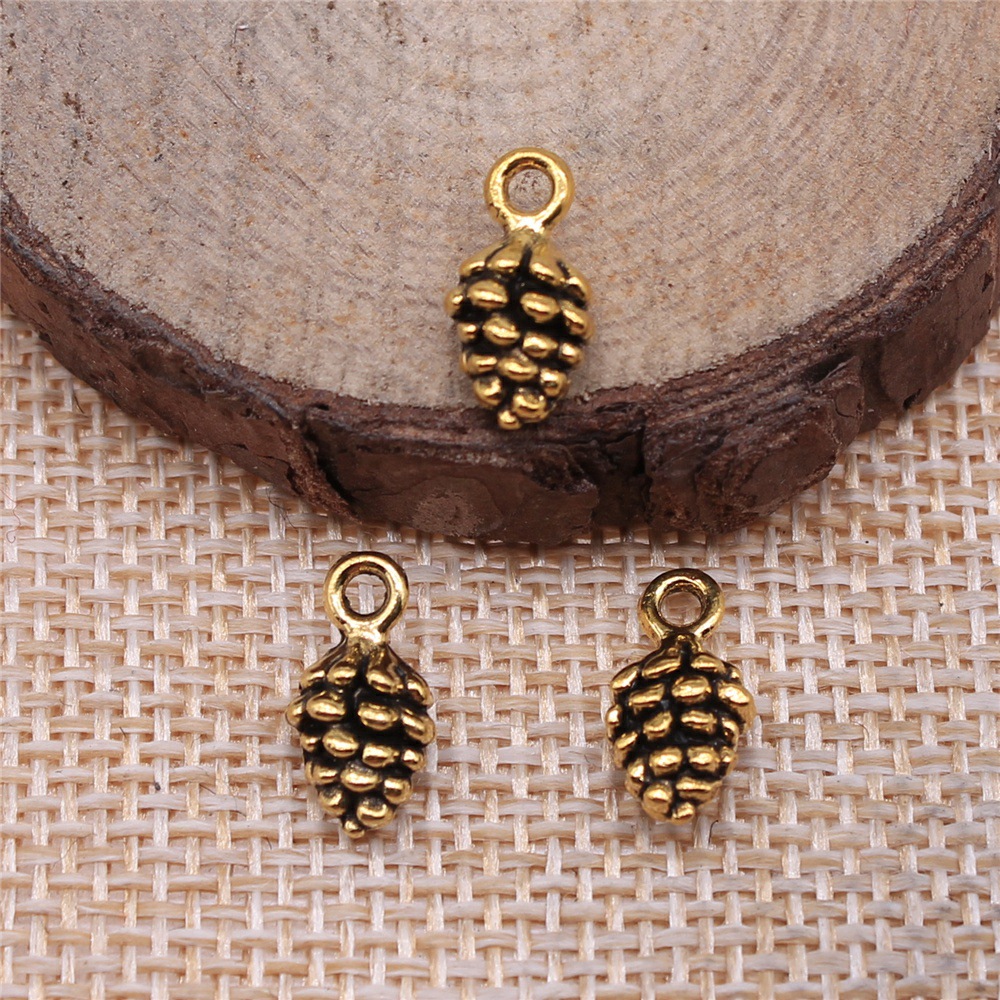Vintage Fashion Stores - 40개 12x7x7mm(0.47x0.28x0.28인치) 5가지 색상 잣 참