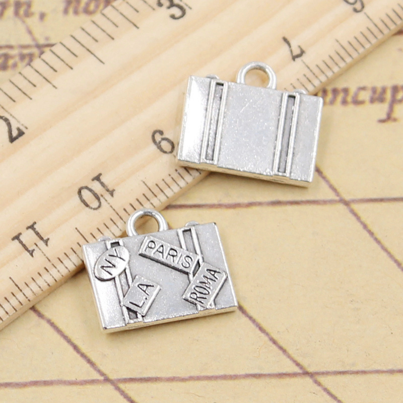 Vintage Fashion La - 10pcs 매력 여행 가방 뉴욕 파리
