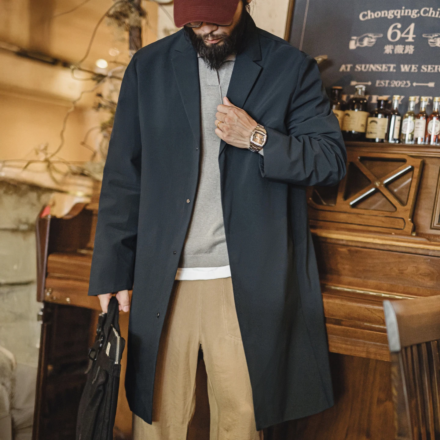 마덴 남성용 트렌치코트 영국 스타일 맥코트 윈드브레이커 - Vintage Windbreaker Nylon 리뷰 및 가격