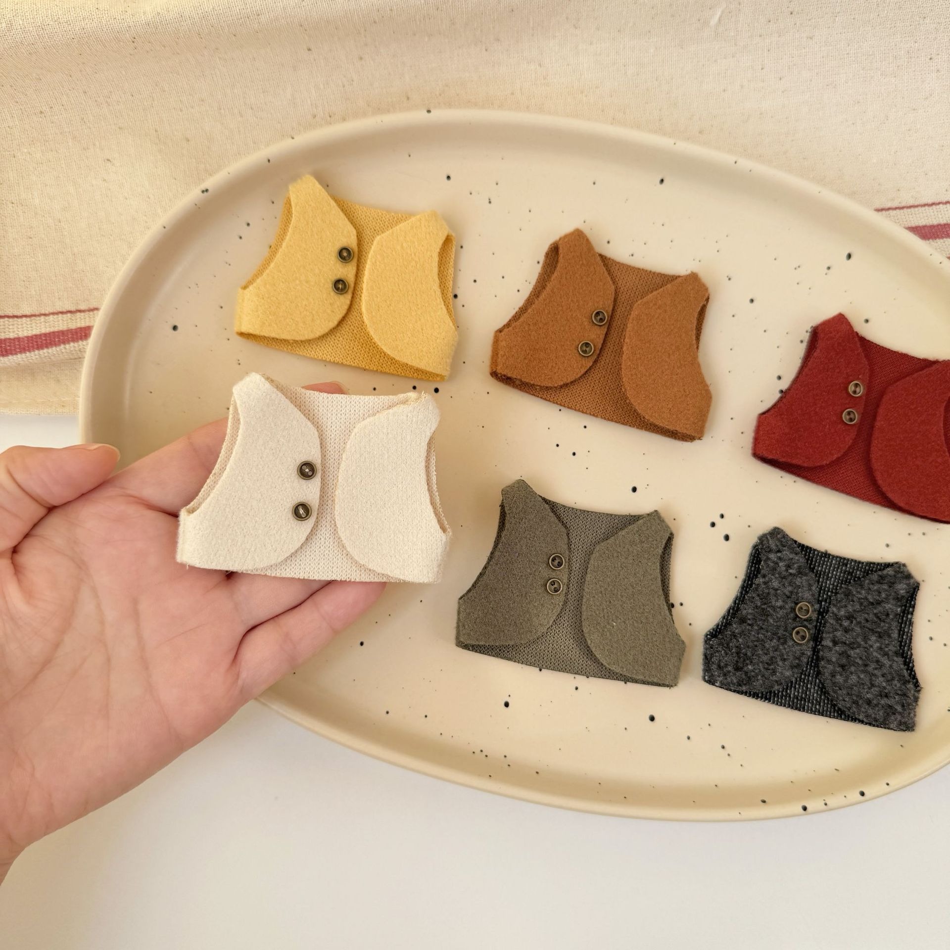 수제 10cm 인형 옷 빈티지 울 조끼 라부부 플러시  - Vintage Fashion Stores 리뷰 및 가격