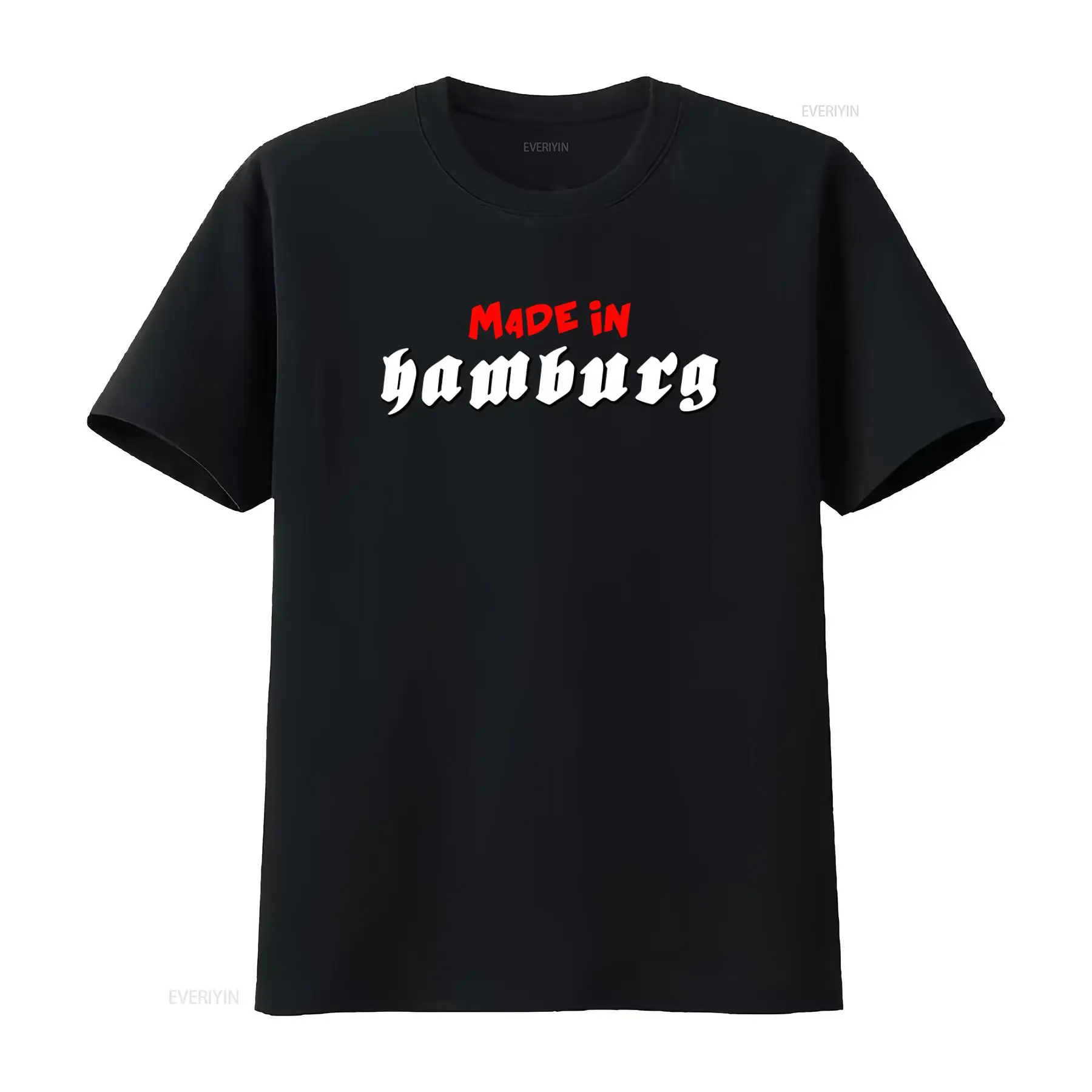 함부르크산 티셔츠 남성용 프리미엄 품질 빈티지 워싱 탑 - Vintage Fashion Hamburg 리뷰 및 가격