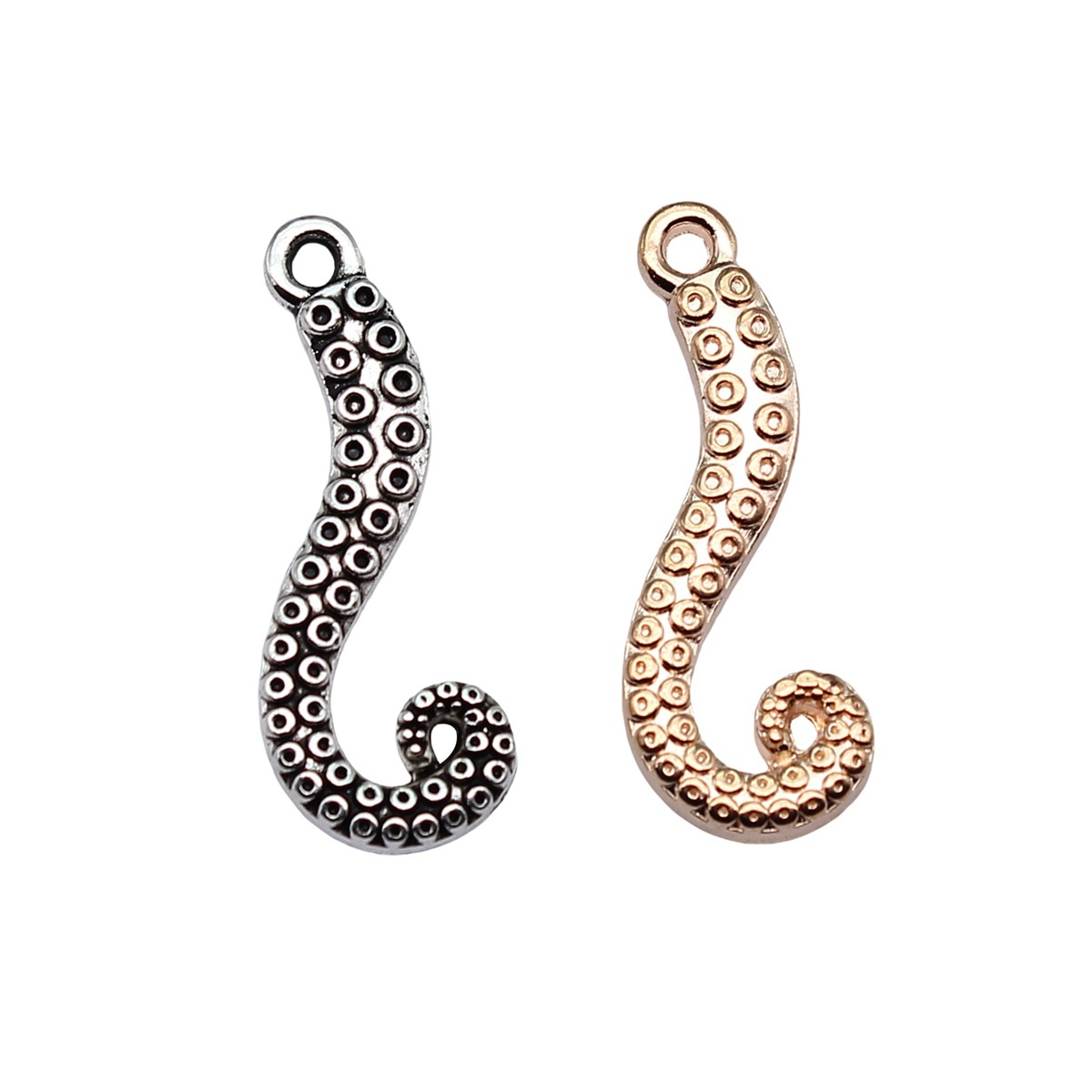 WYSIWYG 20개 26x10mm 4색 문어 다리 참 - Vintage Fashion Stores 리뷰 및 가격